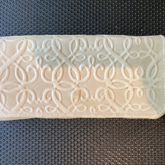 Alex and Ani Gabriel soft Leather Continental Wallet, blush, credit card,artisan - Picture 3 of 10